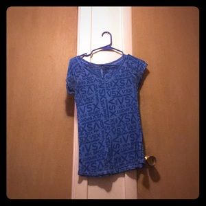 Blue Victoria secret sports shirt